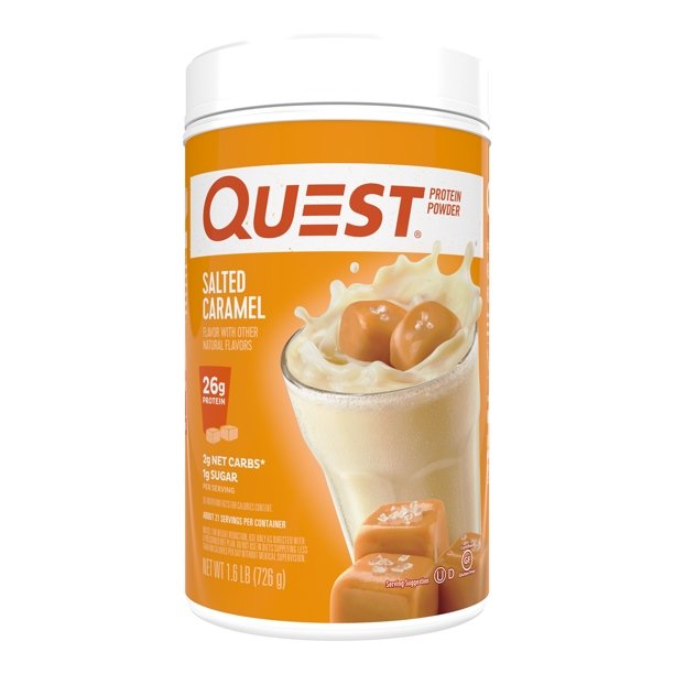 Протеин Quest Nutrition Protein Powder, 726 грамм Соленая карамель,  ml, Quest Nutrition. Protein. Mass Gain recovery Anti-catabolic properties 