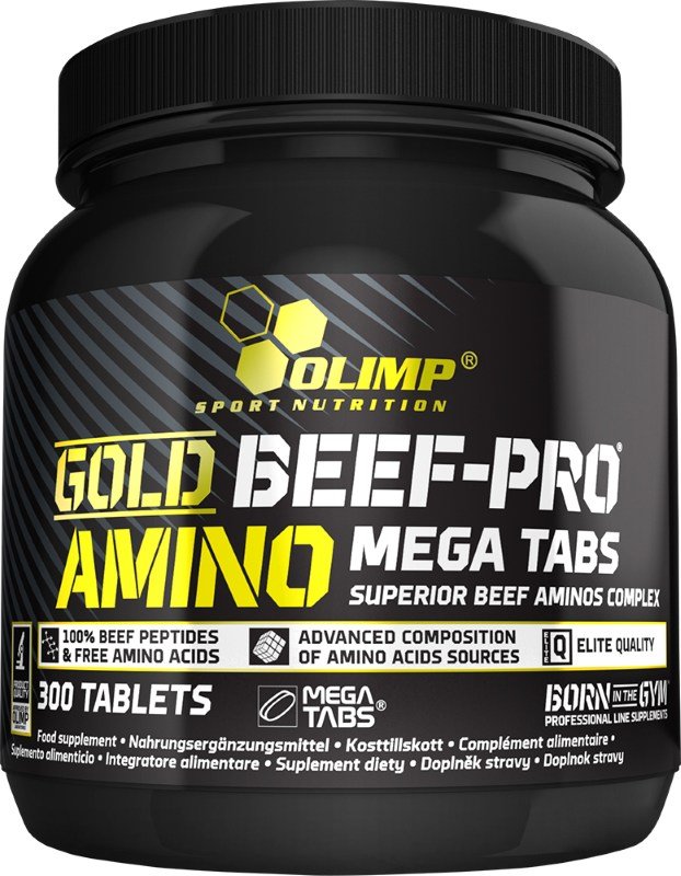 Аминокислота Olimp Gold Beef-Pro Amino, 300 таблеток,  ml, NZMP. Amino Acids. 