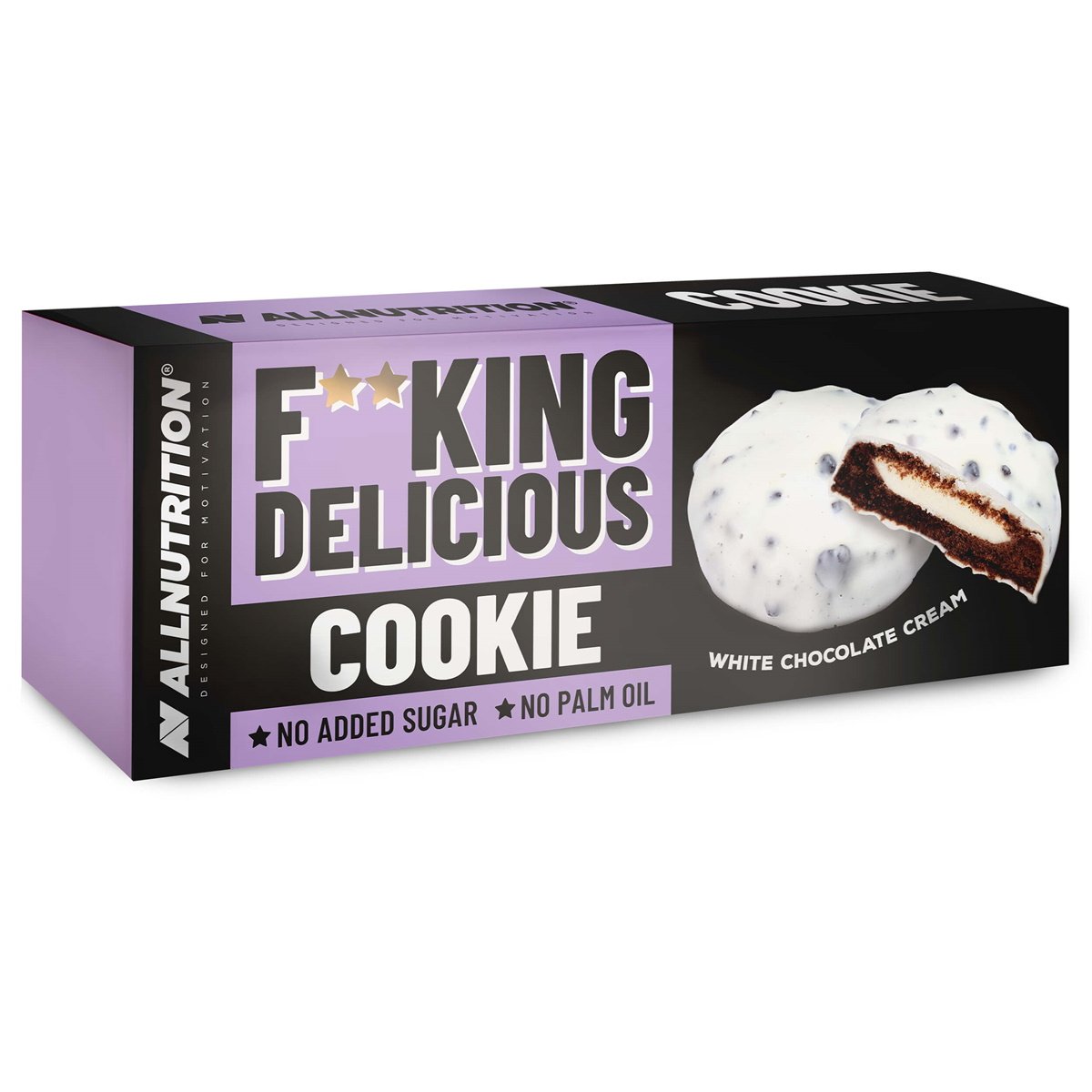 AllNutrition Заменитель питания AllNutrition FitKing Delicious Cookie, 128 грамм, белый шоколад с кремом, , 128 