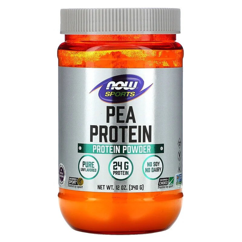 Протеин NOW Pea Protein, 340 грамм,  ml, Now. Proteína. Mass Gain recuperación Anti-catabolic properties 