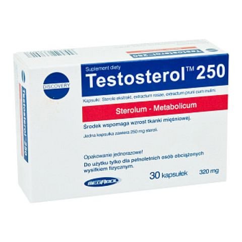 Бустер тестортерона Megabol Testosterol 250 - 30 капс,  ml, Megabol. Testosterone Booster. General Health Libido enhancing Anabolic properties Testosterone enhancement 