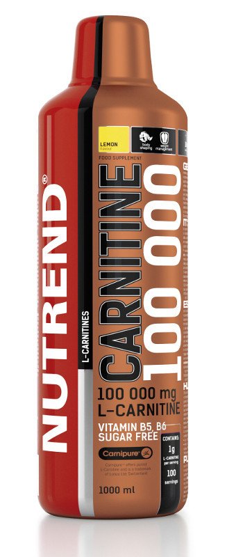 Carnitine 100000 Nutrend 1000 ml,  ml, Nutrend. L-carnitine. Weight Loss General Health Detoxification Stress resistance Lowering cholesterol Antioxidant properties 
