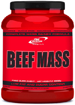 Beef Mass, 2400 г, Pro Nutrition. Гейнер. Набор массы Энергия и выносливость Восстановление 