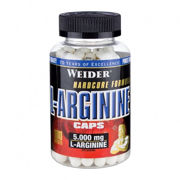 Аминокислота Weider L-Arginine, 100 капсул,  мл, Weider. Аминокислоты. 