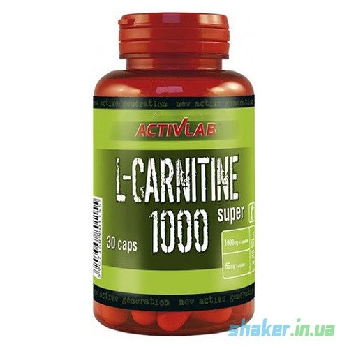 ActivLab Л-карнитин Activlab L-Carnitine 1000 (30 капс) активлаб, , 30 