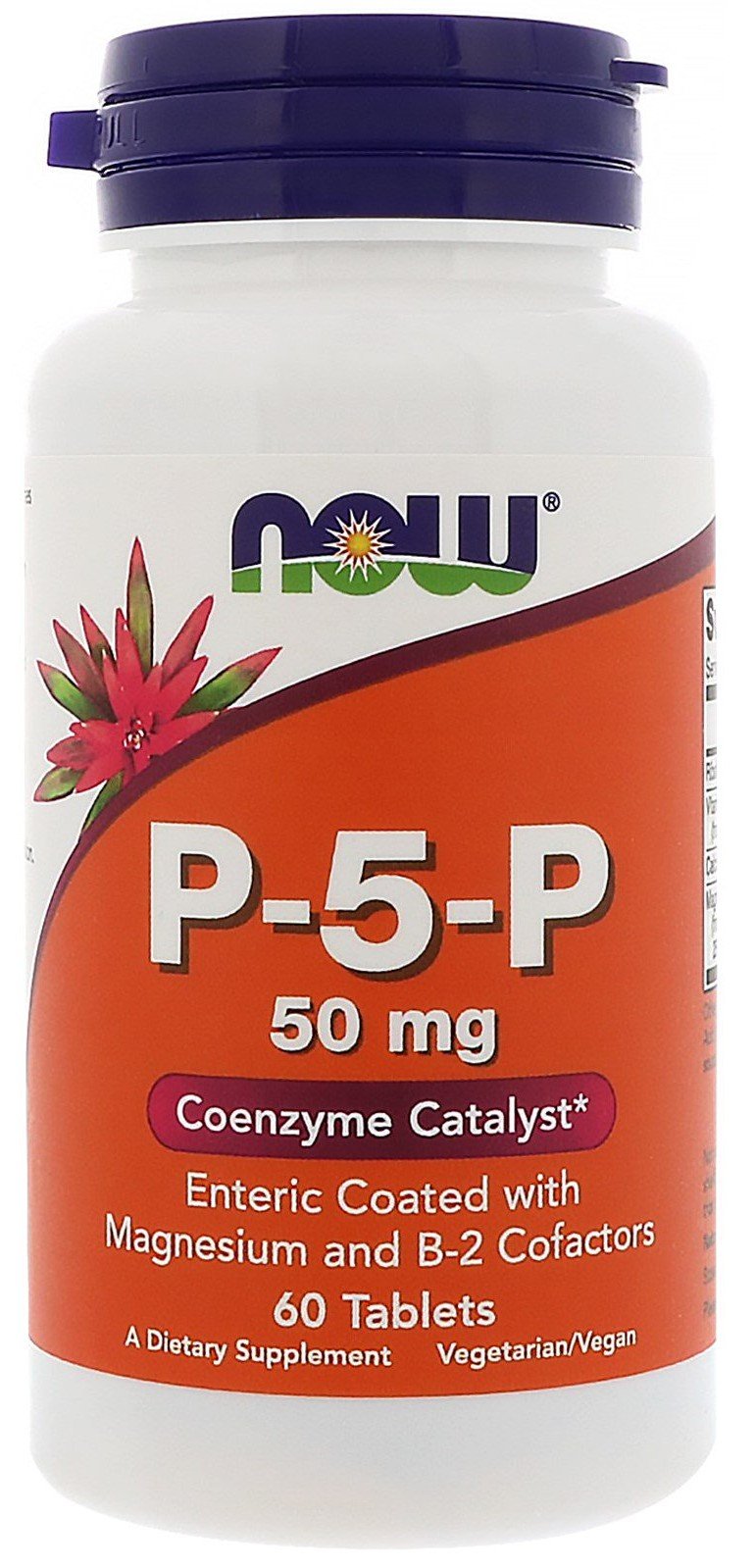 P-5-P 50 mg, 60 шт, Now. Витамин B. Поддержание здоровья 