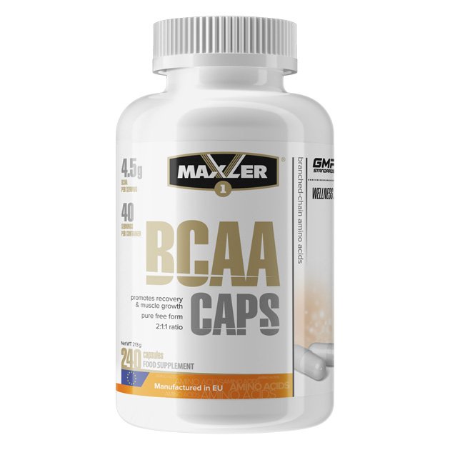 BCAA Maxler BCAA Caps, 240 капсул,  ml, Maxler. BCAA. Weight Loss स्वास्थ्य लाभ Anti-catabolic properties Lean muscle mass 