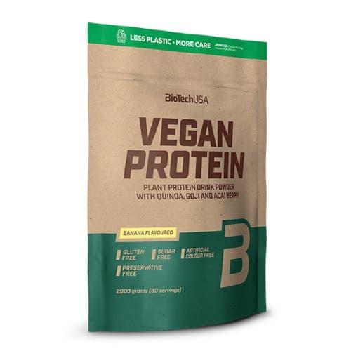 Растительный протеин BioTech Vegan Protein (2000 г) биотеч веган орех,  мл, BioTech. Растительный протеин. 