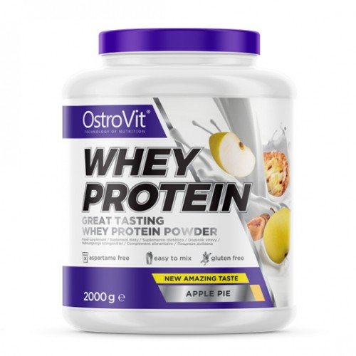 Протеин OstroVit Whey Protein, 2 кг Яблочный пирог,  ml, OstroVit. Protein. Mass Gain recovery Anti-catabolic properties 