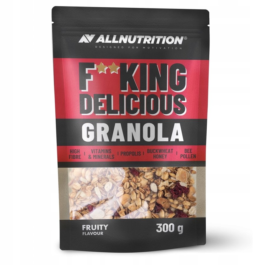 Заменитель питания AllNutrition FitKing Delicious Granola, 300 грамм, фрукты,  ml, AllNutrition. Sustitución de comidas. 