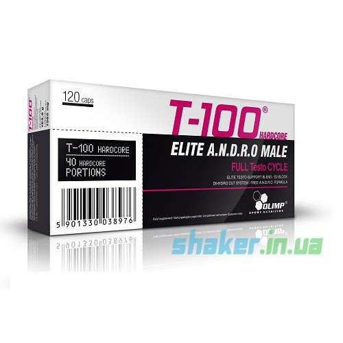 Olimp Labs Бустер тестостерона Olimp T-100 Hardcore (120 капс) олимп , , 120