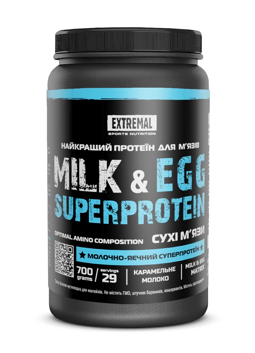 Milk & egg super protein, 700 g, Extremal. Protein Blend. 