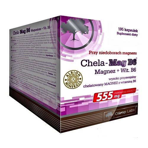 Chela-Mag B6, 195 шт, Olimp Labs. Магний Mg. Поддержание здоровья Снижение холестерина Предотвращение утомляемости 