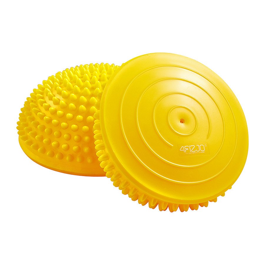 Півсфера масажна балансувальна (масажер для ніг, стоп) 4FIZJO Balance Pad 16 см 4FJ0110 Yellow,  мл, 4FIZJO. Аксессуары. 