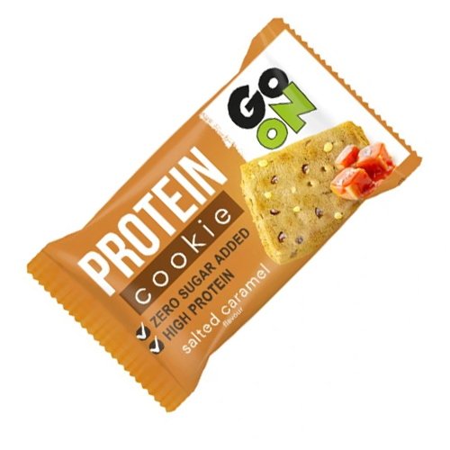 Батончик GoOn Protein Cookie, 50 грамм Соленая карамель,  мл, Go On Nutrition. Батончик. 