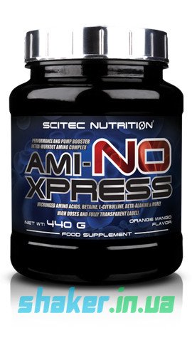 Комплекс аминокислот Scitec Nutrition Ami-NO Xpress (440 г) скайтек амино икспрес orange mango,  мл, Scitec Nutrition. Аминокислотные комплексы. 