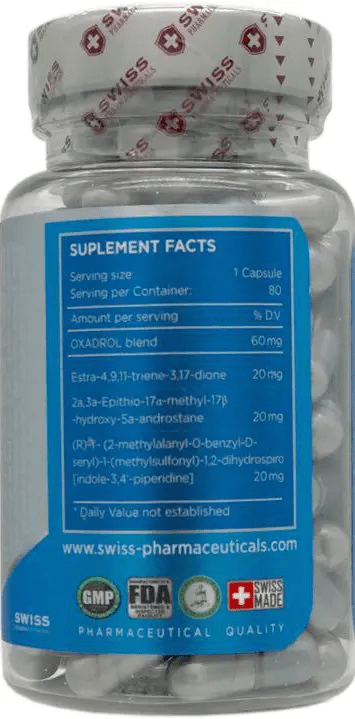 SWISS PHARMACEUTICALS  OXADROL 80 шт. / 80 servings,  ml, Swiss Pharmaceuticals. Special supplements