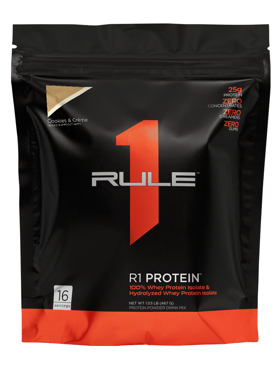 Rule One Proteins Сывороточный протеин изолят R1 (Rule One) R1 Protein 467 грамм Печенье крем, , 
