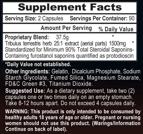 APS Nutrition  Tribulus 1500 90 шт. / 30 servings,  ml, APS. Tribulus