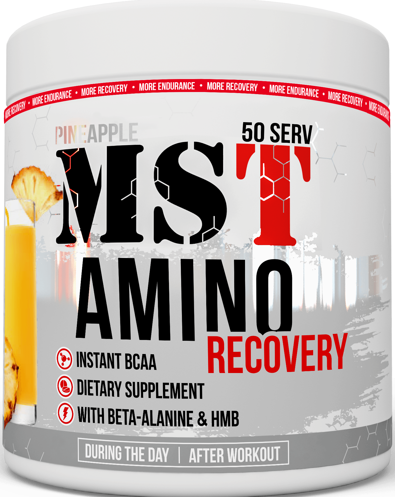 Amino Recovery, 400 г, MST Nutrition. Аминокислотные комплексы. 