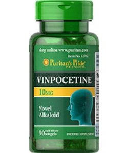 Vinpocetine 10 mg, 90 шт, Puritan's Pride. Спец препараты. 