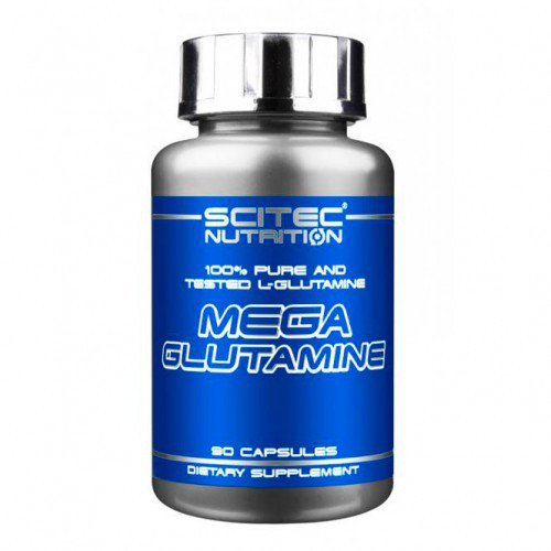 Mega Glutamine Scitec Nutrition 90 caps,  мл, Scitec Nutrition. Глютамин. Набор массы Восстановление Антикатаболические свойства 