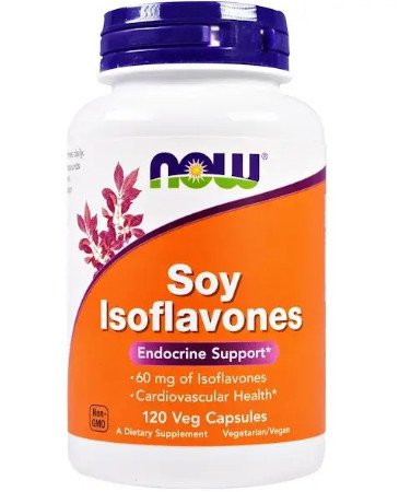 NOW Foods Soy Isoflavones 120 Veg Caps,  мл, Now. Спец препараты. 