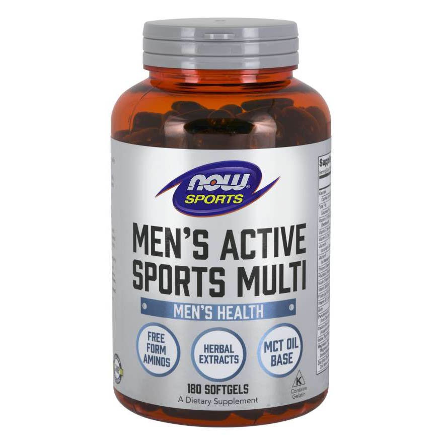 Now Витамины и минералы NOW Sports Mens Extreme Sports Multi, 180 капсул, , 