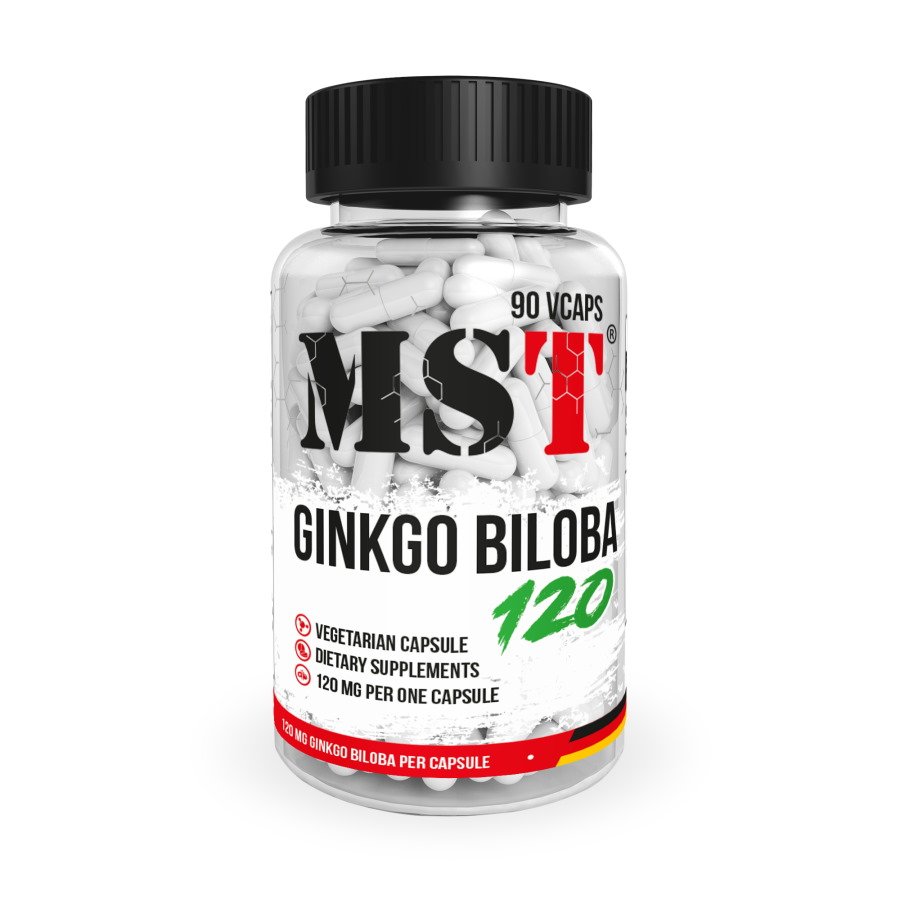 Натуральная добавка MST Ginkgo Biloba, 90 капсул,  ml, MST Nutrition. Natural Products. General Health 