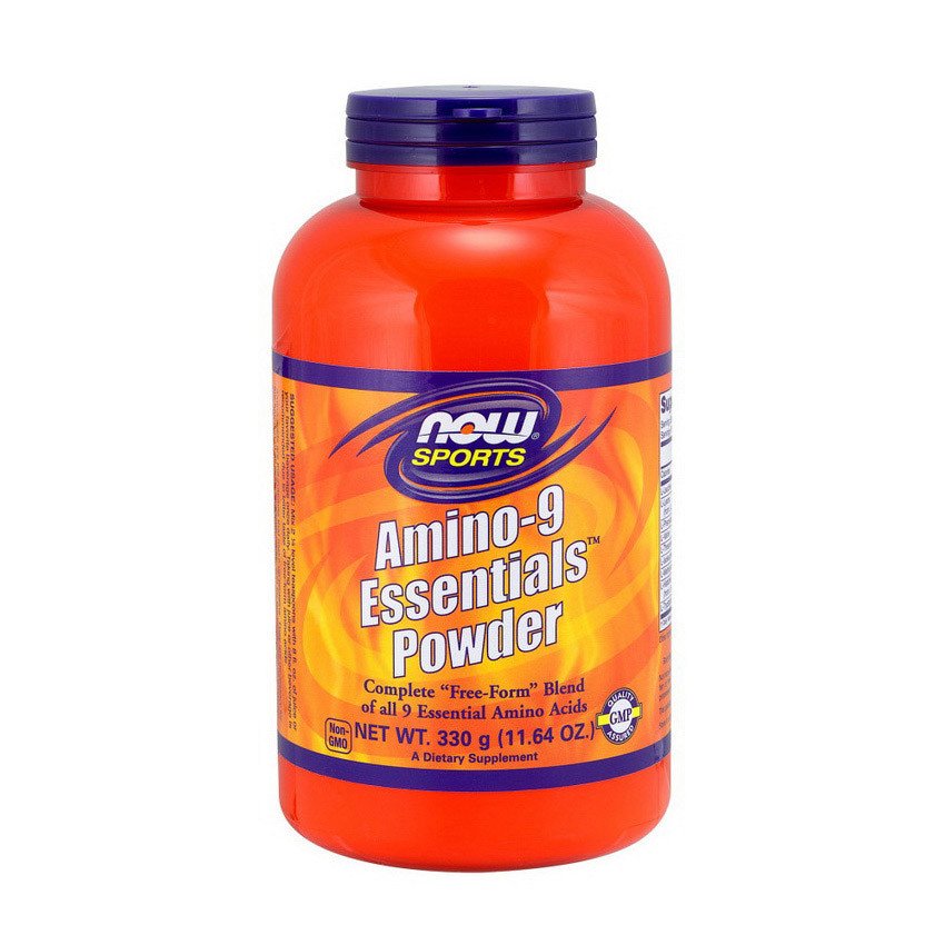 Комплекс аминокислот Now Foods Amino-9 Essentials Powder (330 г) нау фудс unflavored,  мл, Now. Аминокислотные комплексы
