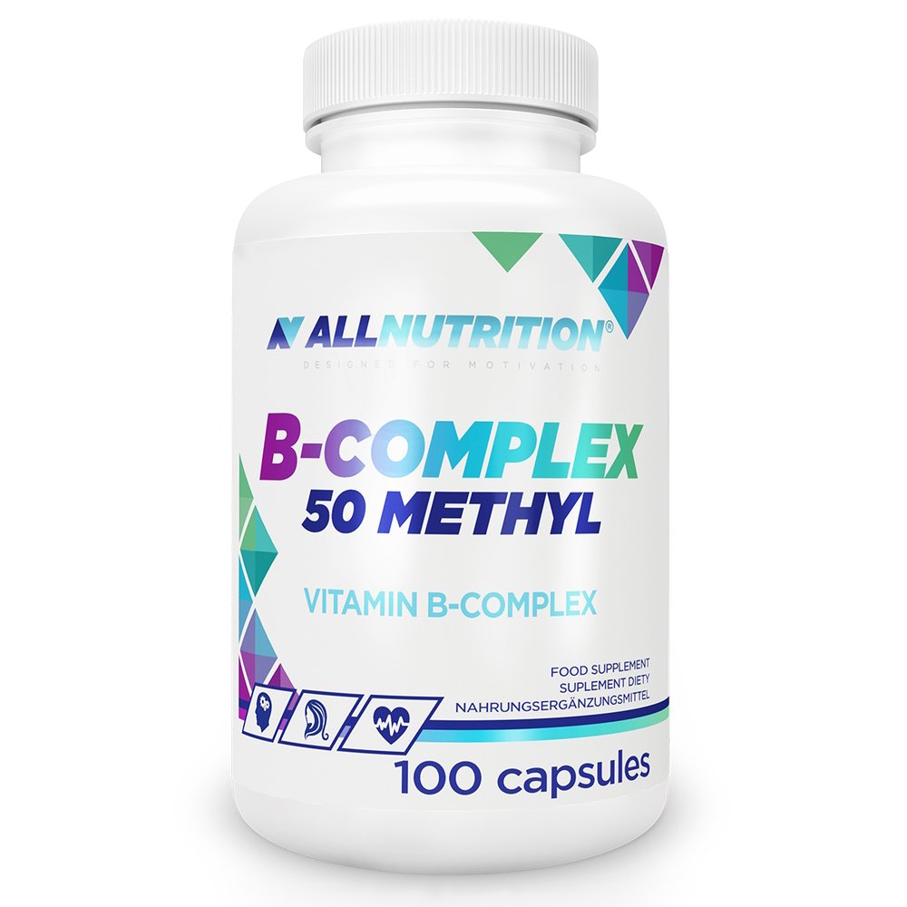 AllNutrition Витамины и минералы AllNutrition B-Complex 50 Methyl, 100 капсул, , 