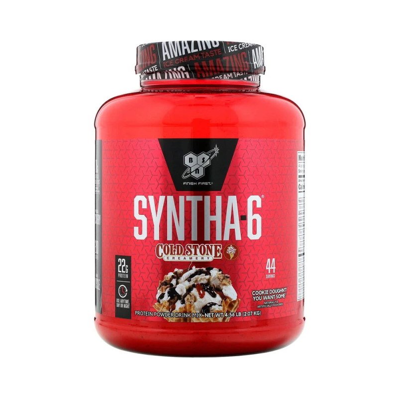 Протеин BSN Syntha-6 Cold Stone, 2 кг Печенье,  ml, Brawn Nutrition. Protein. Mass Gain स्वास्थ्य लाभ Anti-catabolic properties 