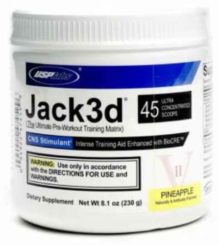 JACK3D CNS STIMULANT, 230 g, USP Labs. Pre Workout. Energy & Endurance 