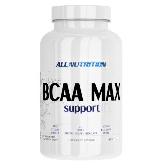 BCAA AllNutrition BCAA Max Support, 250 грамм Черная смородина,  мл, AllNutrition. BCAA. Снижение веса Восстановление Антикатаболические свойства Сухая мышечная масса 