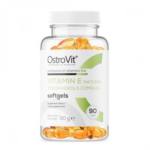 OstroVit Vitamin E Natural Tocopherols Complex 90 caps,  ml, OstroVit. Vitamins and minerals. General Health Immunity enhancement 