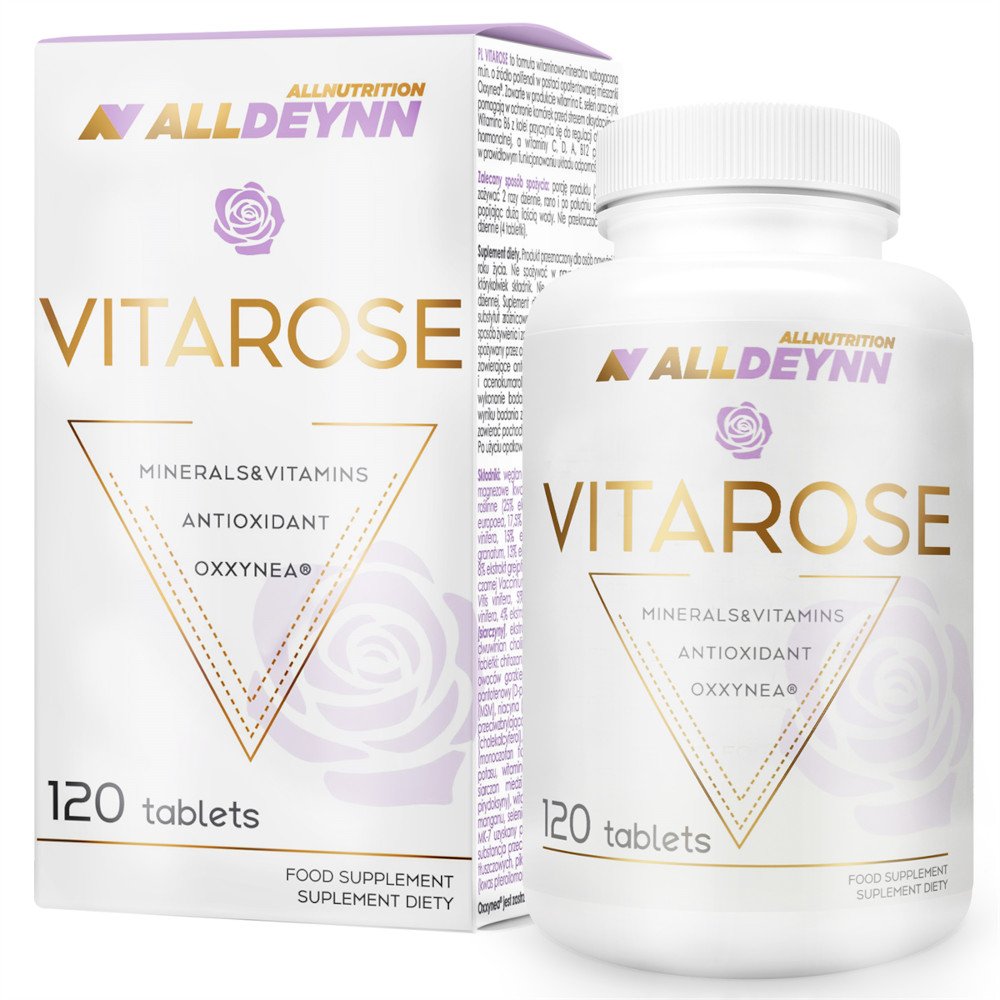 Витамины и минералы AllNutrition AllDeynn Vitarose, 120 таблеток,  мл, AllNutrition. Витамины и минералы. Поддержание здоровья Укрепление иммунитета 