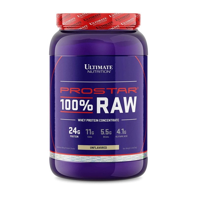 Протеин Ultimate Prostar 100% Raw, 1 кг,  мл, Ultimate Nutrition. Протеин. Набор массы Восстановление Антикатаболические свойства 