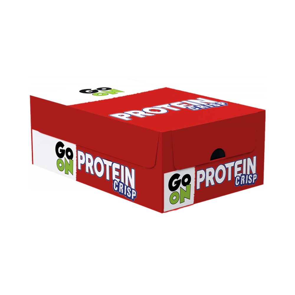 Батончик GoOn Protein Crisp Bar, 24*45 грамм Драгонфрукт-печиво,  мл, Go On Nutrition. Батончик. 