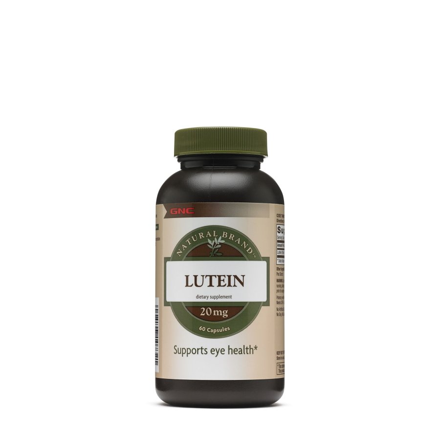 Витамины и минералы GNC Natural Brand Lutein 20 mg, 60 капсул,  ml, GNC. Vitamins and minerals. General Health Immunity enhancement 