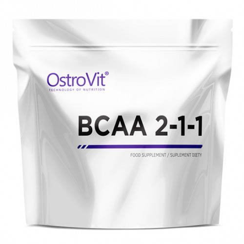 BCAA OstroVit BCAA 2-1-1, 500 грамм Лимон,  ml, Optisana. BCAA. Weight Loss recuperación Anti-catabolic properties Lean muscle mass 