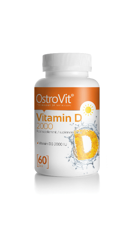 Vitamin D 2000, 60 pcs, OstroVit. Vitamin D. 
