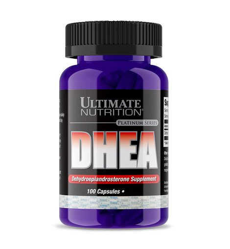 Стимулятор тестостерона Ultimate DHEA 25 mg, 100 капсул ,  мл, Ultimate Nutrition. Бустер тестостерона. Поддержание здоровья Повышение либидо Aнаболические свойства Повышение тестостерона 