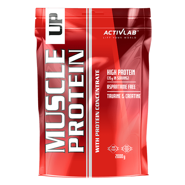 Сывороточный протеин концентрат Activlab Muscle UP Protein (2 кг) активлаб мускул ап coconut vanilla,  мл, ActivLab. Сывороточный концентрат. Набор массы Восстановление Антикатаболические свойства 