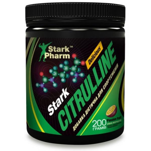 Stark Pharm Л-Цитруллин малат Stark Pharm Citrulline Malate (500 г) старк фарм Passionfruit, ,