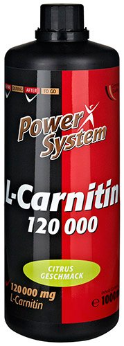 L-Carnitin 120000, 1000 мл, Power System. L-карнитин. Снижение веса Поддержание здоровья Детоксикация Стрессоустойчивость Снижение холестерина Антиоксидантные свойства 