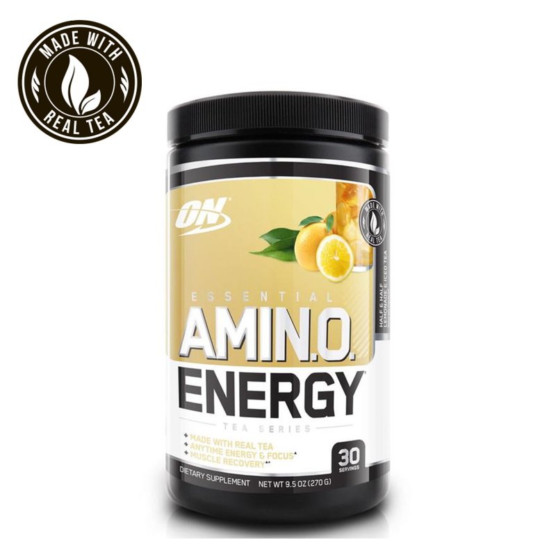 Предтренировочный комплекс Optimum Essential Amino Energy, 270 грамм Лимонный чай,  ml, Optimum Nutrition. Pre Workout. Energy & Endurance 