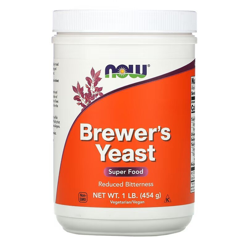 Натуральная добавка NOW Brewer's Yeast Super Food, 454 грамм,  мл, Now. Hатуральные продукты. Поддержание здоровья 