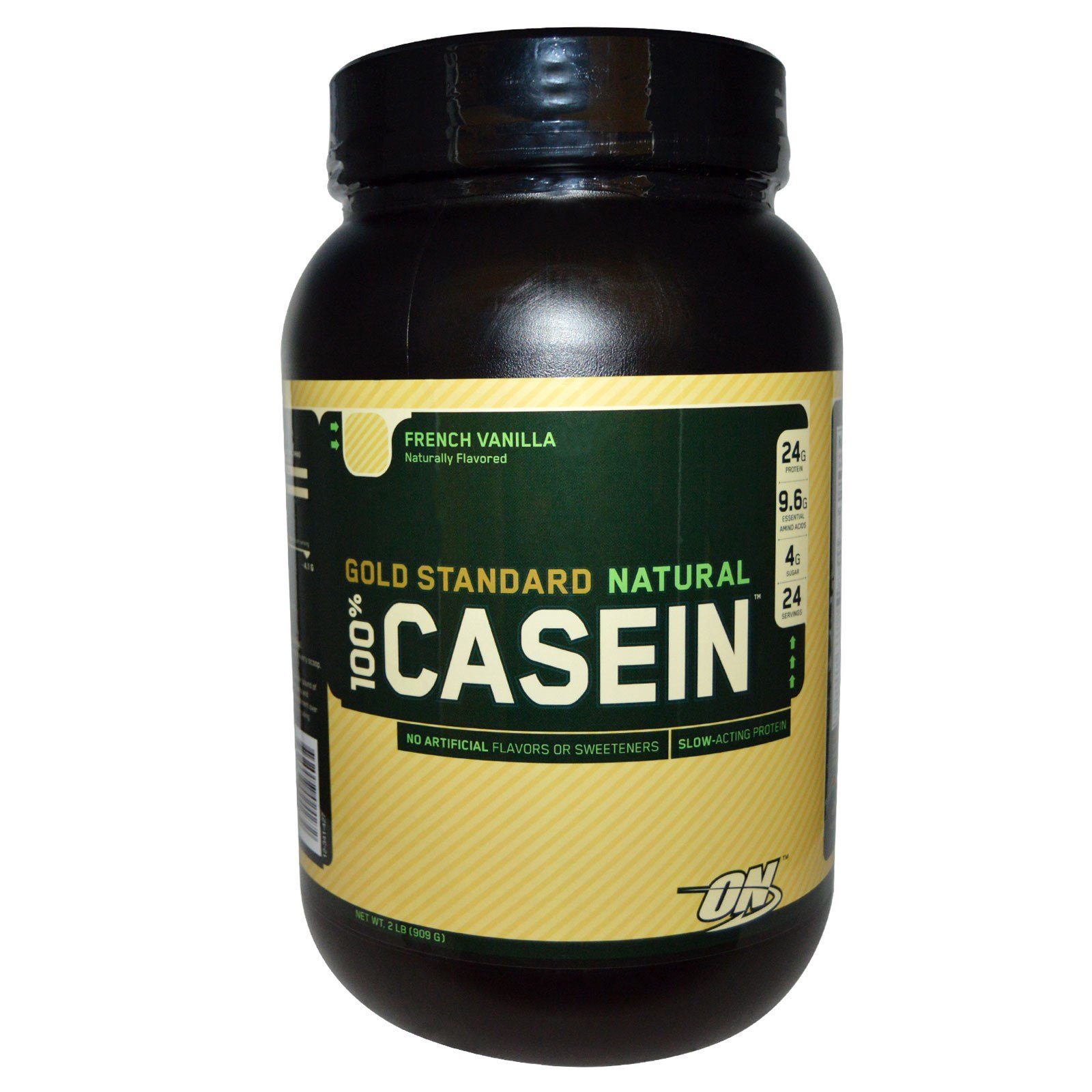 Gold Standard Natural 100% Casein, 909 g, Optimum Nutrition. Caseína. Weight Loss 