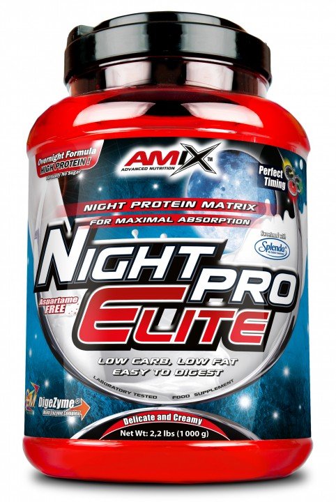 Night Pro Elite, 1000 g, AMIX. Mezcla de proteínas. 