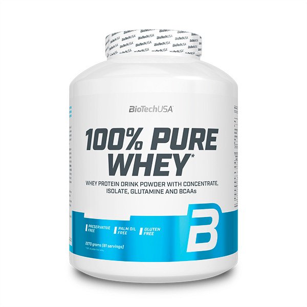 BioTech Протеин BioTech 100% Pure Whey, 2.27 кг Натуральный, , 2270  грамм